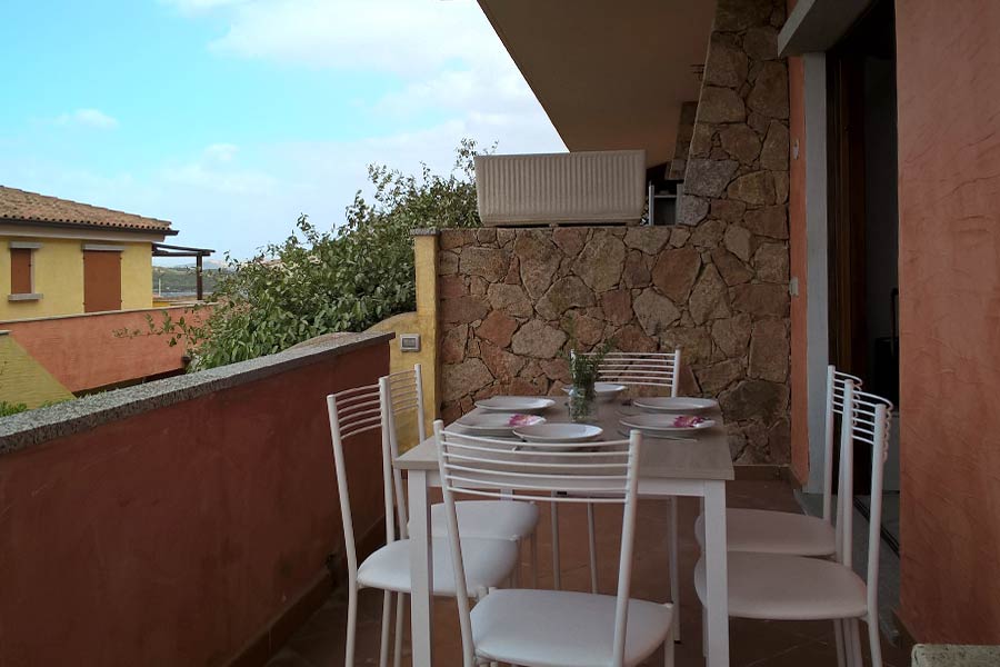 Il giglio di mare Vacanze in Sardegna - Residence Eolo balcone appartamento